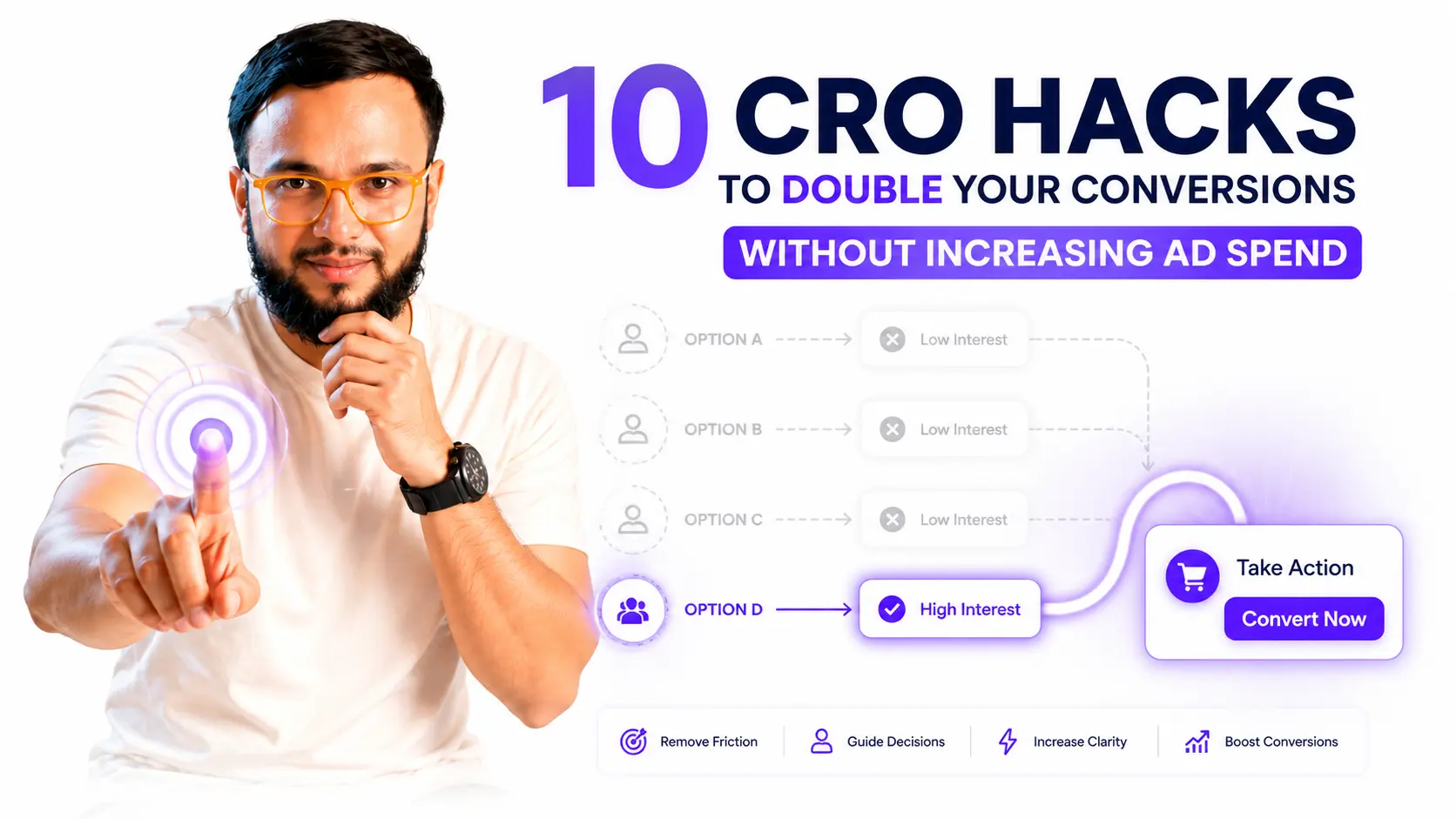 10 CRO Hacks to Double Your Conversions Without Increasing Ad Spend - Expertise by Faiz Ansari